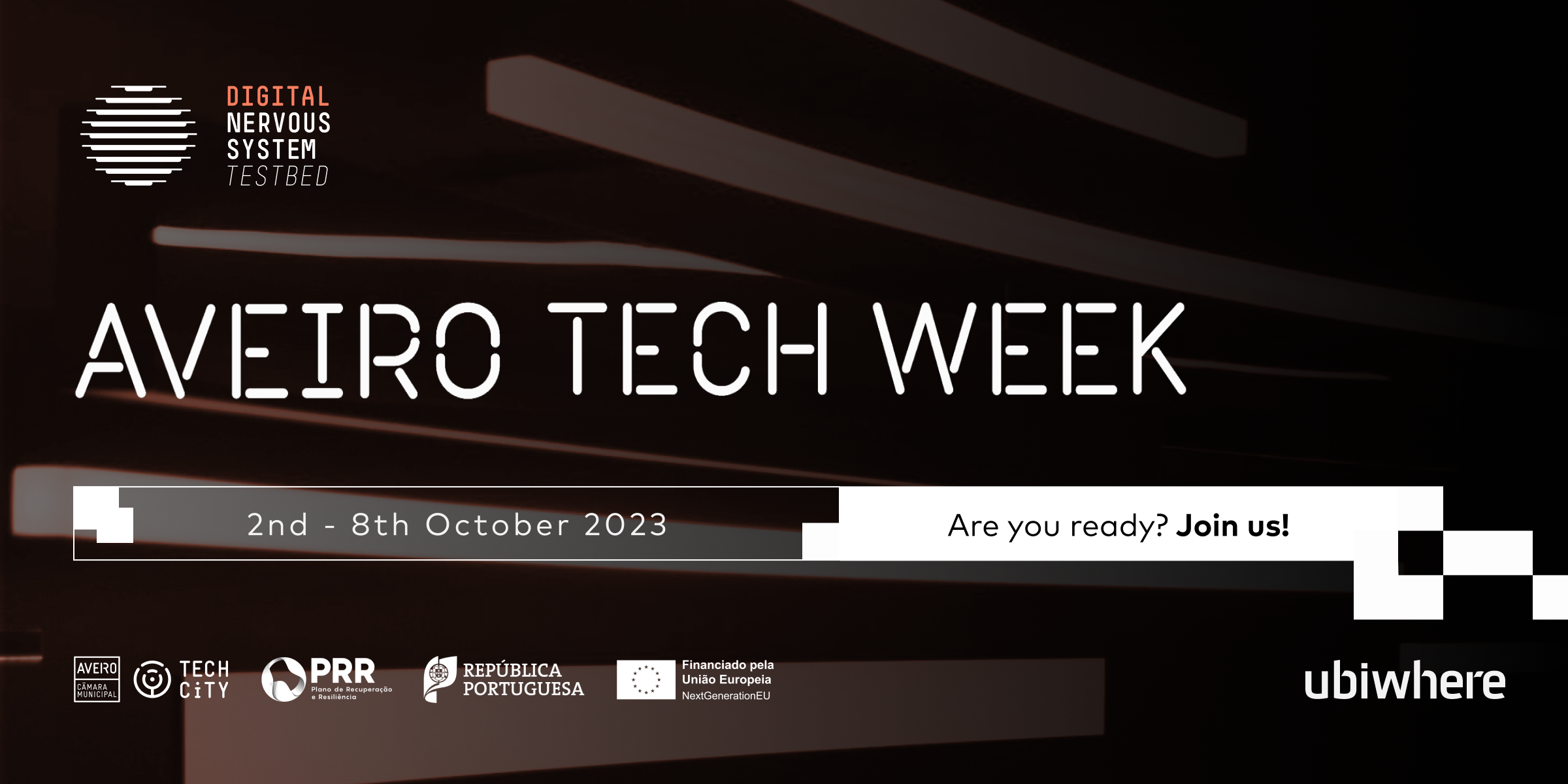 Ubiwhere promete revolucionar a Aveiro Tech Week 2023 com a apresentação da Digital Nervous System Testbed